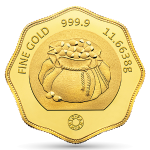 FULL-TOLA 24K (999.9) 11.6638 GM GOLD COIN