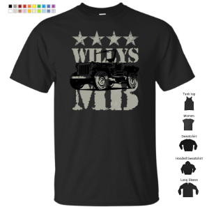 Military Vehicle Willys Mb Classic Car Lover Gift T-Shirt